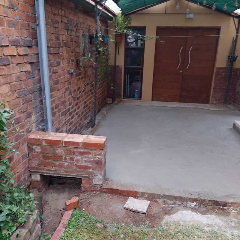 Front door taking shape